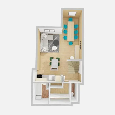 Apartment Le Doronic Duplex 8 Pers 1800 *